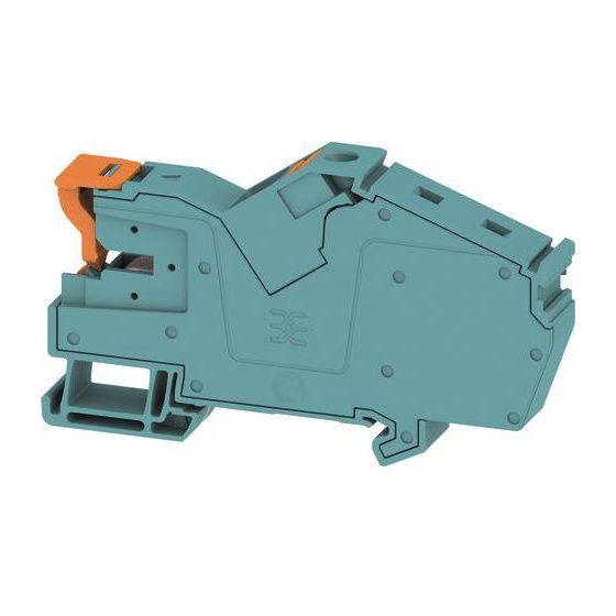 Weidmüller Installations-Etagenklemme AITB 16 BB NLO BL, 1000 V 76 A 12x91,15x52,9mm, Thermoplast, Blau