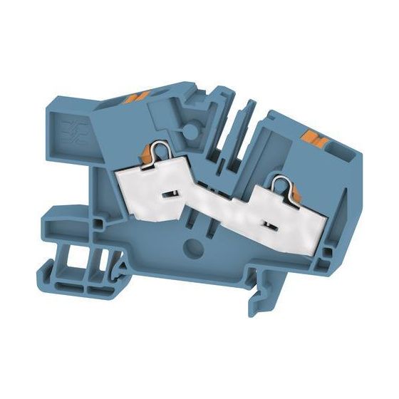 Weidmüller Durchgangs-Reihenklemme AITB 6 BB 2C BL, 800 V 41 A, Thermoplast, Blau