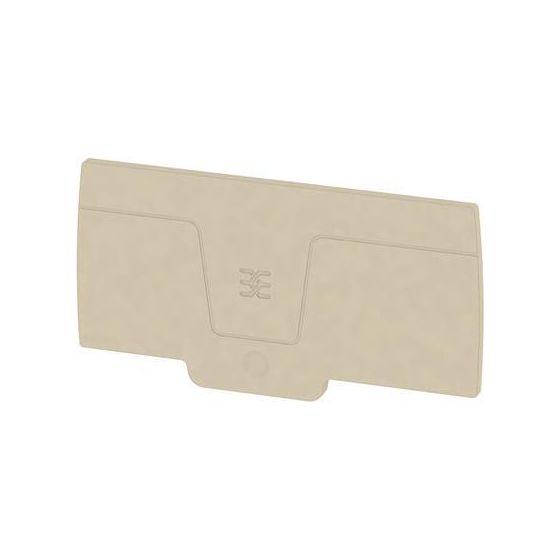 Weidmüller Abschlussplatte AEP AP12, 2,4mm, beige, 1988300000