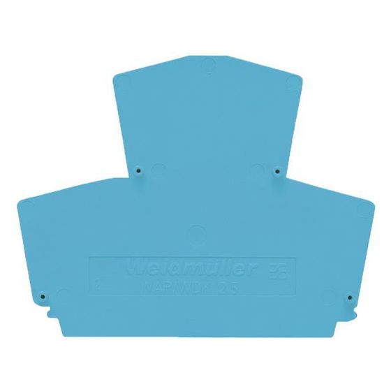 Weidmüller Abschlussplatte WAP WDK2.5, 1,5mm, Blau