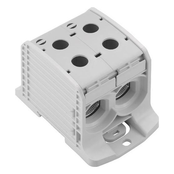 Weidmüller Potentialverteilerklemme WPD 232, 353A 1000V, Thermoplast, Grau