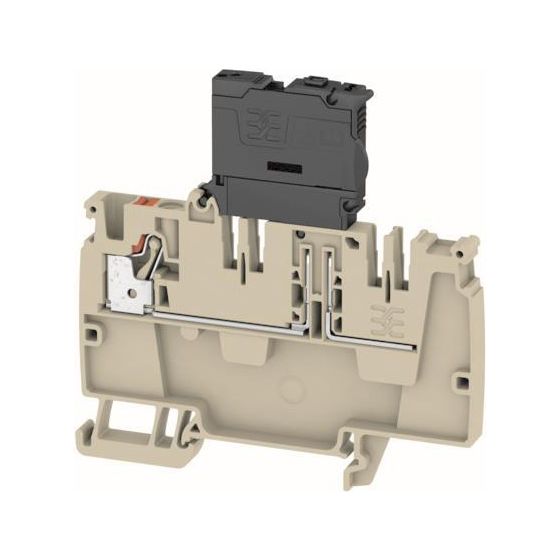 Weidmüller Reihenklemme A-Serie AAP21 4 FS, 6,3A 36V 82x6,1x82mm, Thermoplast, Beige