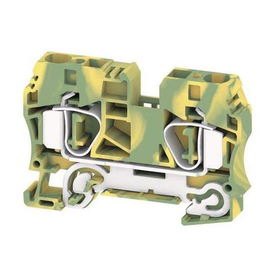 Weidmüller Schutzleiter-Reihenklemme ZPE 10, 10,1x73,5x49,5mm, Thermoplast, Grün/Gelb
