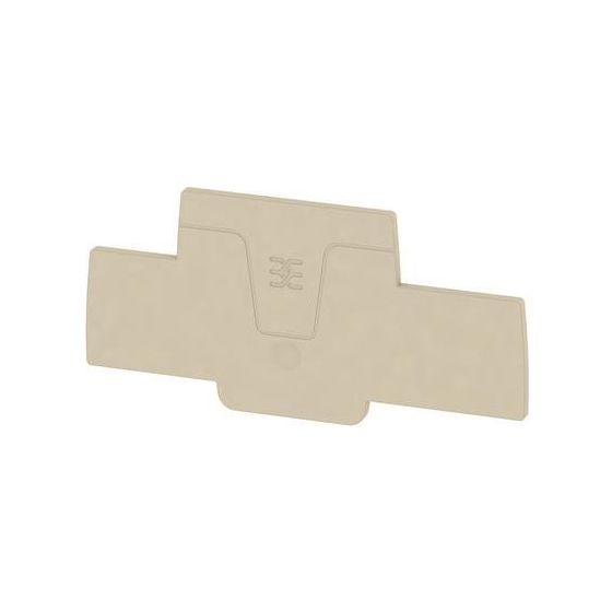 Weidmüller Abschlussplatte AEP 2T 2.5, 2,1mm, Beige