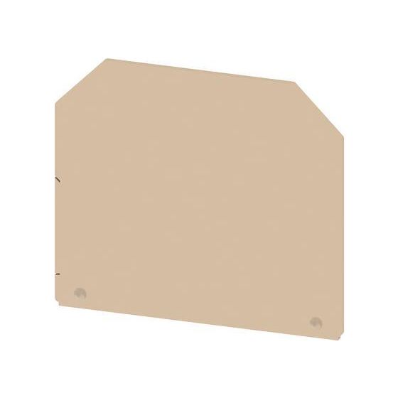 Weidmüller Abschluss- und Zwischenplatte WAP 16+35 WTW 2.5-10, 1,5mm, Beige