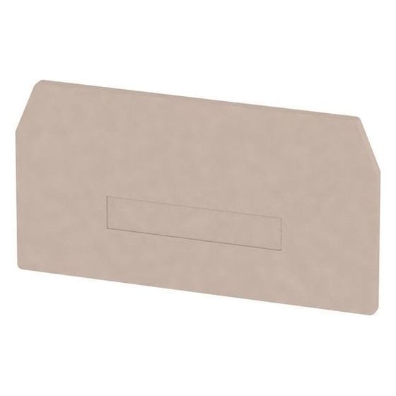 Weidmüller Abschlussplatte ZAP/TW ZDU16, 2,7mm, beige