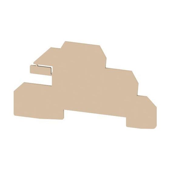 Weidmüller Abschlussplatte WAP WDL2.5/S, 1,5mm, Beige