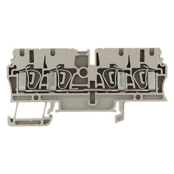 Weidmüller Durchgangsklemme ZDU 2.5/4AN, 800V 24A, Thermoplast, Beige