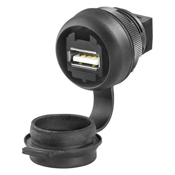Weidmüller Industrial Ethernet Anschluss FrontCom Micro IE-FCM-USB-A, IP 65, RAL 9011