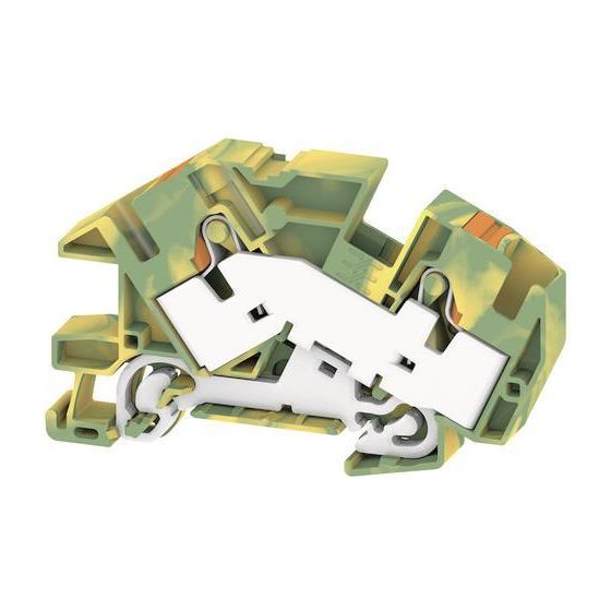 Weidmüller Installationsreihenklemme AITB 16 BB 2C PE, 0,5-16mm2, 10x84,6x52,9mm, Thermoplast, Grün/Gelb