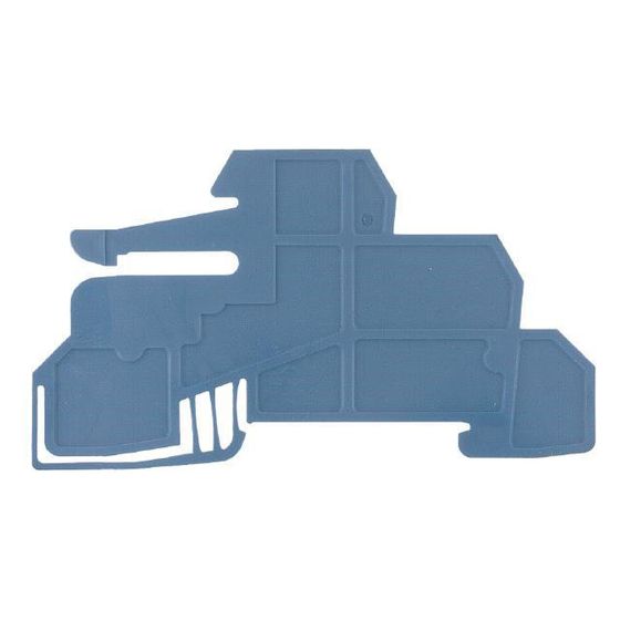 Weidmüller Halteplatte W-Reihe WHP WDL2.5/S, 2mm, Blau