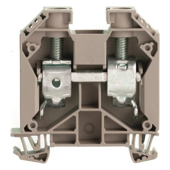 Weidmüller Durchgangsklemme WDU 35, 125A 1000V, Thermoplast, Beige