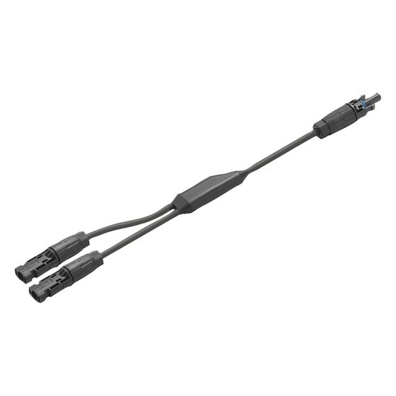 Weidmüller Photovoltaik Y-Verbindungskabel PVHYW+XXW-XX06W-15, 1x WM4 C Buchse 2x WM4 C Stecker, 6mm2, Schwarz
