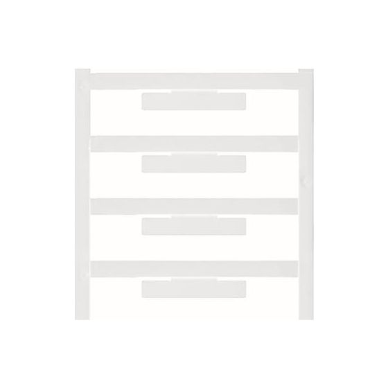 Weidmüller Klemmenmarkierer WAD 5 MC NE WS, 33,3x5mm, Rastermaß 5mm, weiß, 1112910000