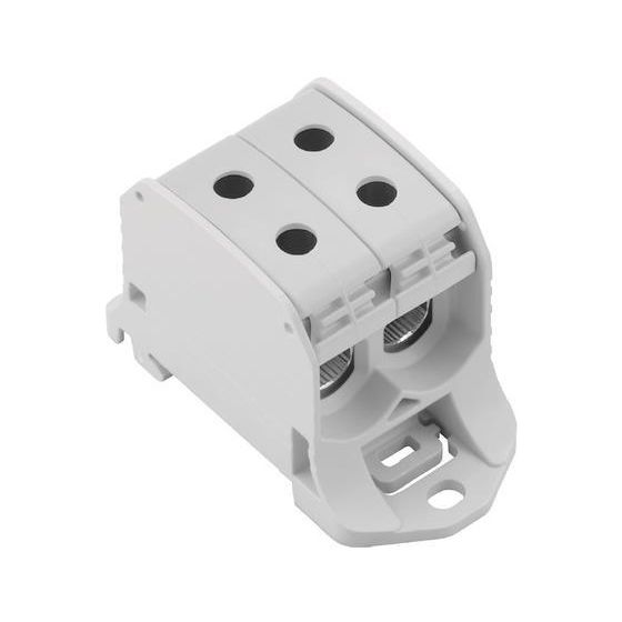 Weidmüller Potentialverteilerklemme WPD 230 2X50/2X50 GY, 150A 1000V 35,6x70x45mm, Thermoplast, Grau