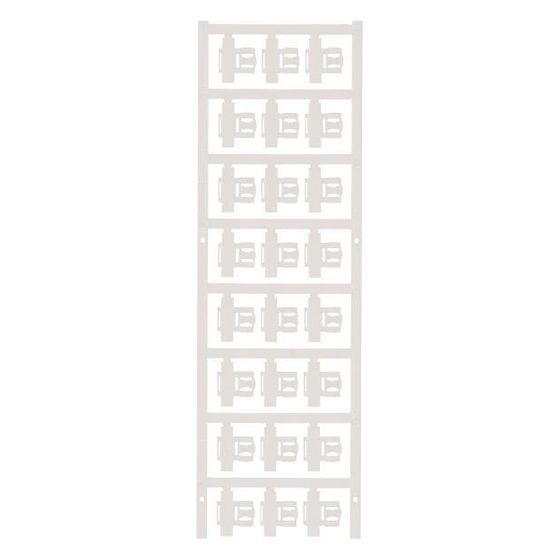 Weidmüller Leitermarkierer SFC 2.5/21 MC NE WS, 21x9,3mm, 4-10mm Aderdurchmesser, Kunststoff, Weiß