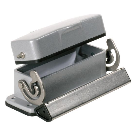 Weidmüller Anbaugehäuse HDC-HA-16-ADVL, 75,9x44,5x98mm, IP65, Aluminium, Grau