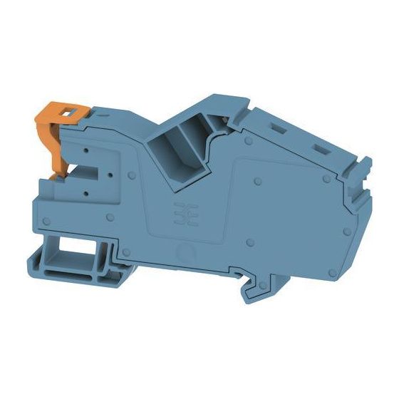Weidmüller Endwinkel AEB ITB 16 BB BL, 12x91,15x52,9mm, Wemid, Blau
