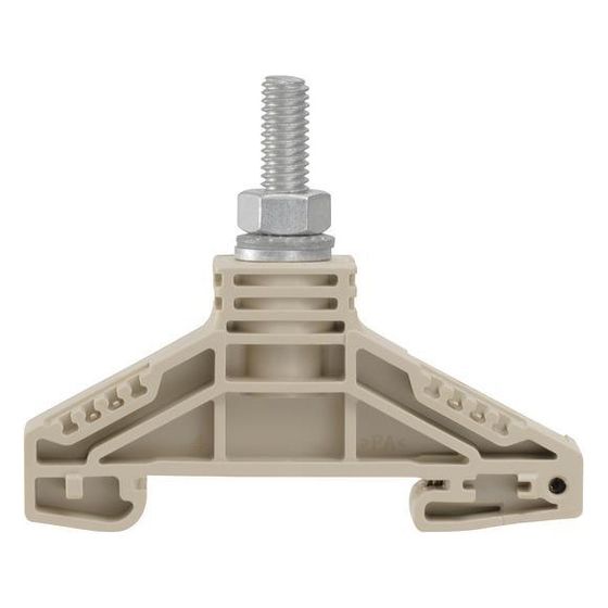 Weidmüller Bolzenklemme WF 6, 35mm2 125A 1000V, Thermoplast, Beige, 1780850000