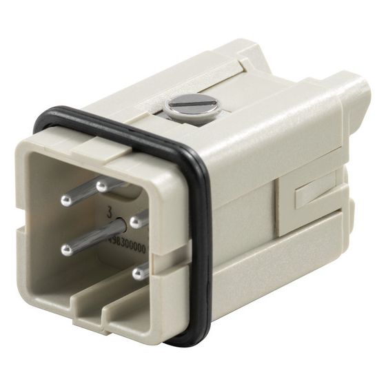 Weidmüller Steckverbindereinsatz HDC HA 4 MS, 16A 400V, Thermoplast, 21x36,5x21mm