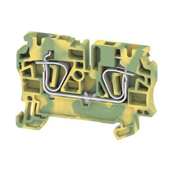 Weidmüller Erdungsklemme ZPE 4, 6,1x62,5x43mm, Thermoplast, Grün/Gelb