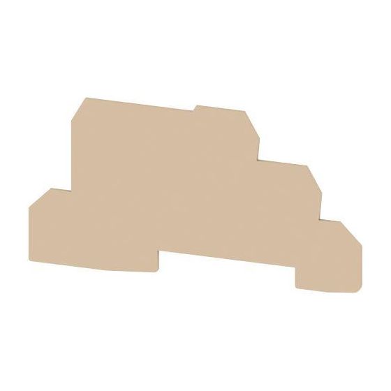 Weidmüller Abschlussplatte WAP WDL2.5, 1,5mm, beige
