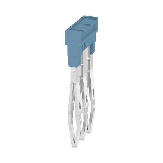 Weidmüller Querverbinder Z-Reihe ZQV 1.5N/3 BL, 17,5 A, 400 V, 3,5mm, Blau, 1985550000