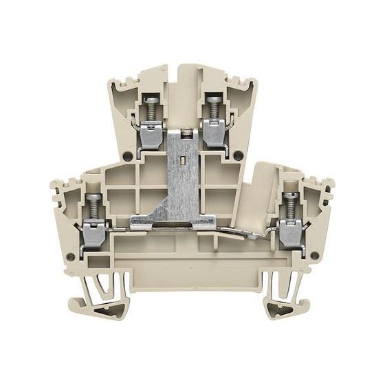 Weidmüller Durchgangsklemme W-Reihe WDK 2.5V, 24A 400V, Thermoplast, beige, 1022300000