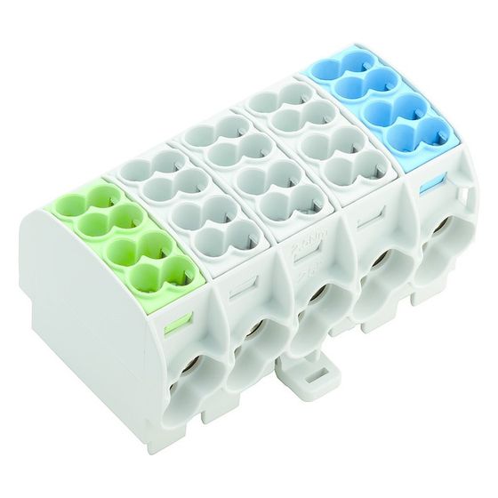 Weidmüller Verteilerblock W-Reihe WPD 501, 152 A, 1.000 V, Thermoplast, Grau