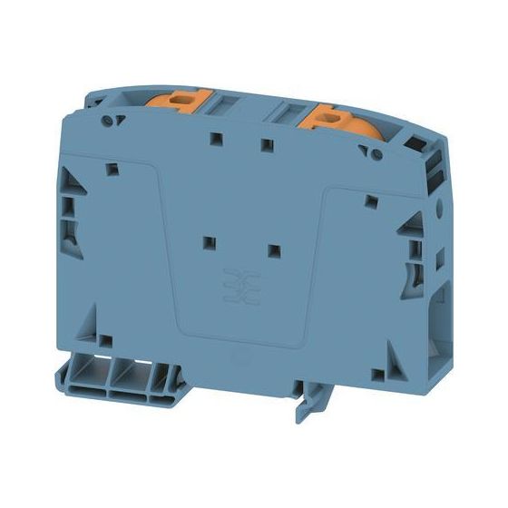 Weidmüller Durchgangs-Reihenklemme A2C 50/70, 150A 1000V 20x101,5x80,5mm, Thermoplast, Blau
