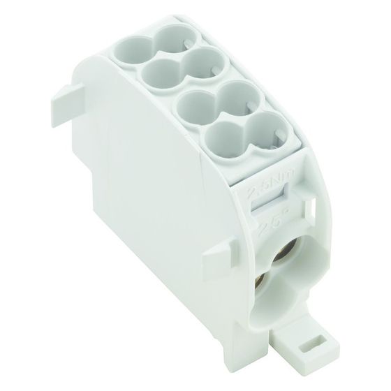 Weidmüller Hauptabzweigklemme WPD 101, 1000V 152A, Thermoplast, Grau
