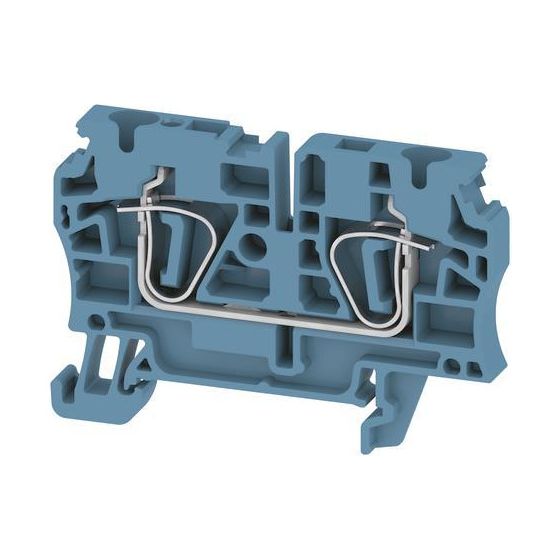 Weidmüller Durchgangsklemme ZDU 4 BL, 800V 32A, Thermoplast, Blau