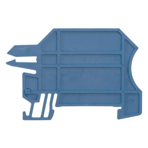 Weidmüller Halteplatte WHP 2.5-35N/10x3, 2mm, Blau, 1050280000