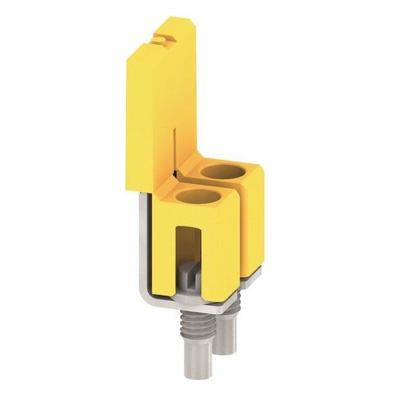 Weidmüller Querverbinder W-Reihe WQV 2.5/2, 32 A 400 V 5,1mm, Gelb