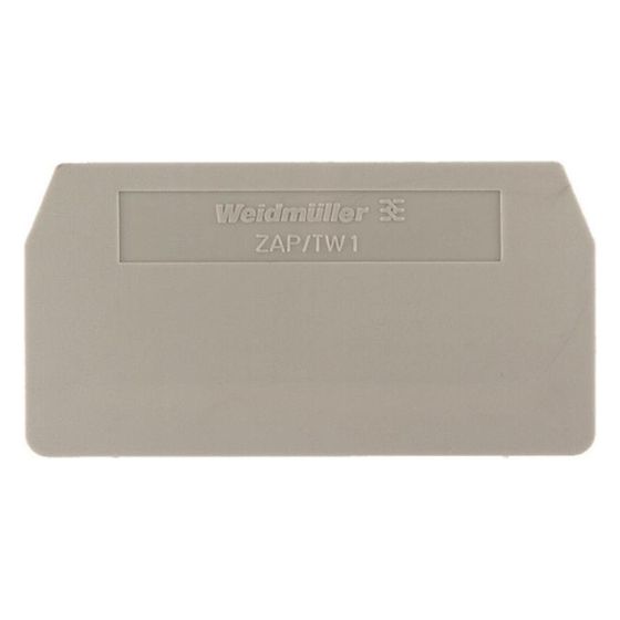 Weidmüller Abschlussplatte ZAP/TW 1, 2mm, Blau, 1608750000