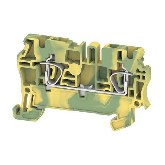 Weidmüller Erdungsklemme ZPE 2.5, 5,1x63x38,5mm, Thermoplast, Grün/Gelb, 1608640000
