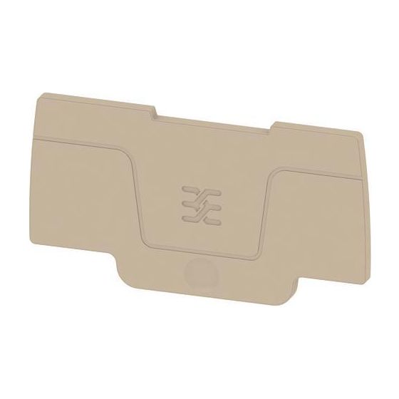 Weidmüller Abschlussplatte ASEP 2C 2.5, 2,1mm, beige