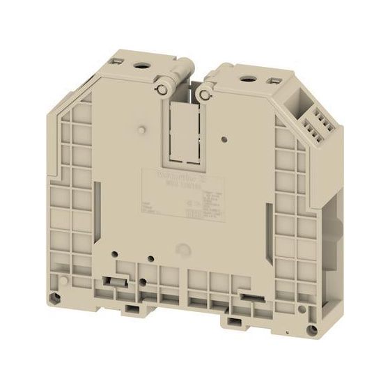 Weidmüller Durchgangsklemme W-Reihe WDU 120/150, 150mm2 1000V 269A Schraubanschluss, Thermoplast, Beige