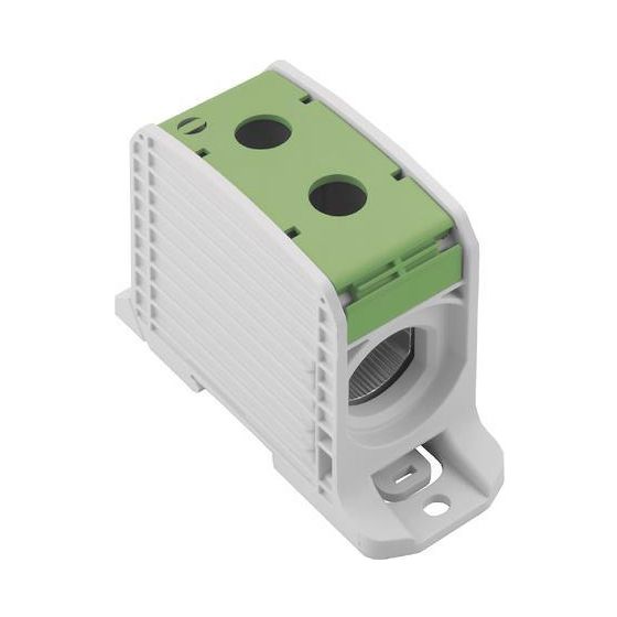 Weidmüller Potentialverteilerklemme WPD 133 1X300/1X300, 520A 1000V, Thermoplast, Grün