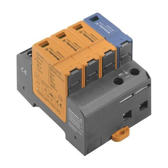 Weidmüller Überspannungsableiter VPU AC II 3+1 300/50, 300V, 20kA, 4 TE, IP20