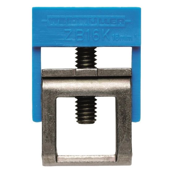 Weidmüller Klemmbügel ZB 4K BL, 6mm Breite, 6mm2 Leiterquerschnitt, Blau