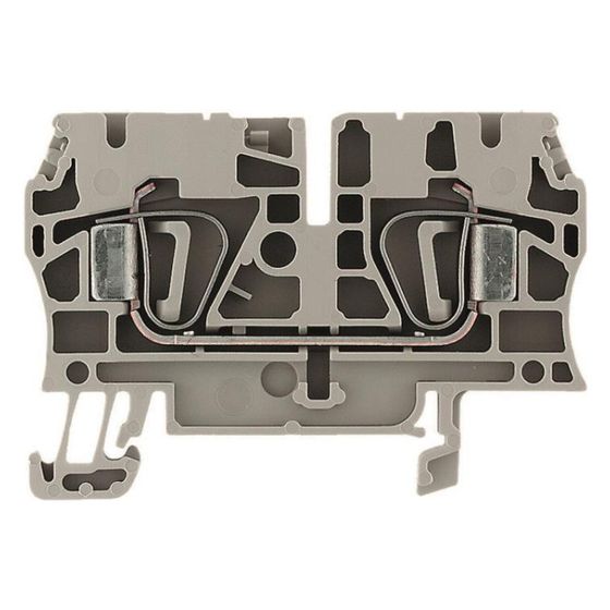 Weidmüller Durchgangsklemme ZDU 4, 800V 32A 6,1x62,4x42,6mm, Thermoplast, Beige