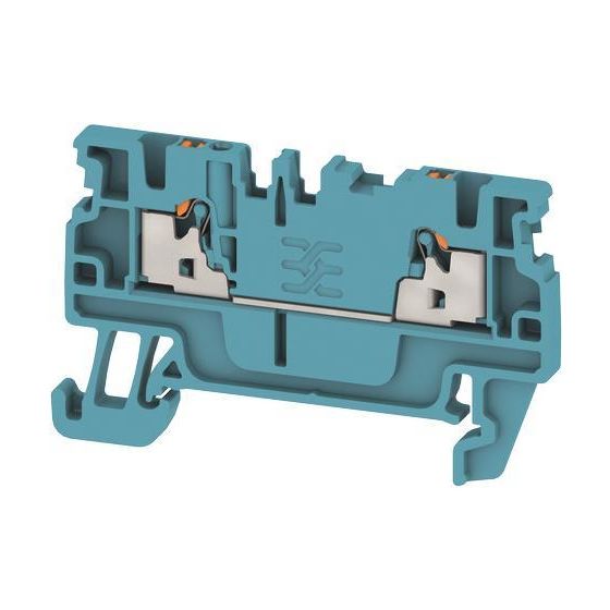 Weidmüller Durchgangs-Reihenklemme A2C 1.5, 0,14-1,5mm2, Thermoplast, Blau, 1552820000