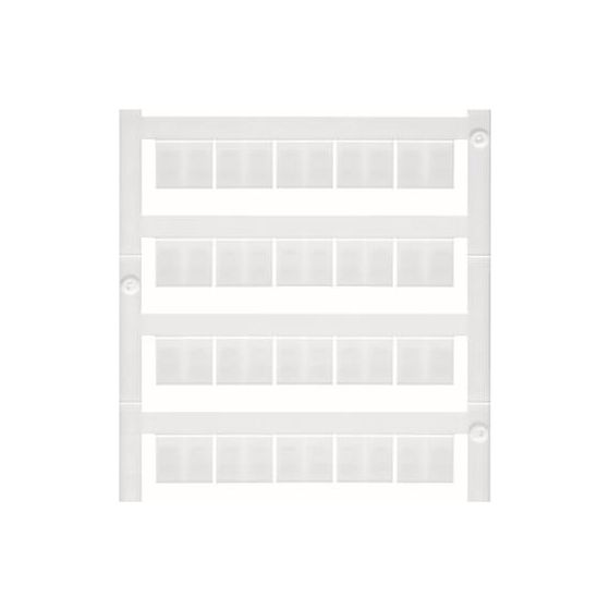 Weidmüller Klemmenmarkierer WS 10/12 MC NE, 10x12mm, Rastermaß 12mm, Halogenfrei, Weiß