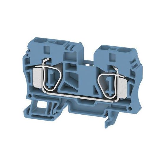 Weidmüller Durchgangsklemme ZDU 10 BL, 57 A 1.000 V 10x73,5x49,5mm, Thermoplast, Blau