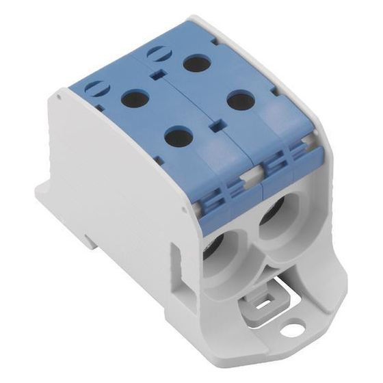 Weidmüller Potentialverteilerklemme WPD 231, 232A 1000V 93x47x57mm, Thermoplast, Blau