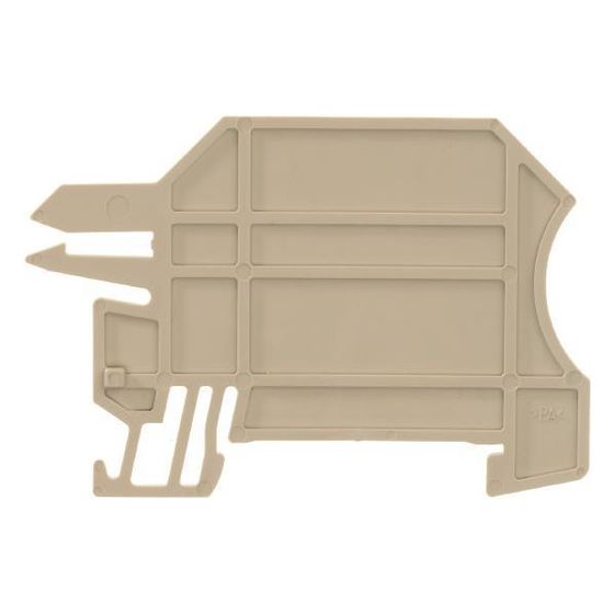 Weidmüller Halteplatte WHP 2.5-35N/10x3, 2mm, Beige