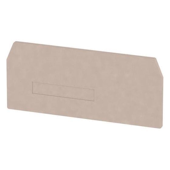 Weidmüller Abschlussplatte ZAP/TW ZDU10, 2,7mm, beige, 1748660000