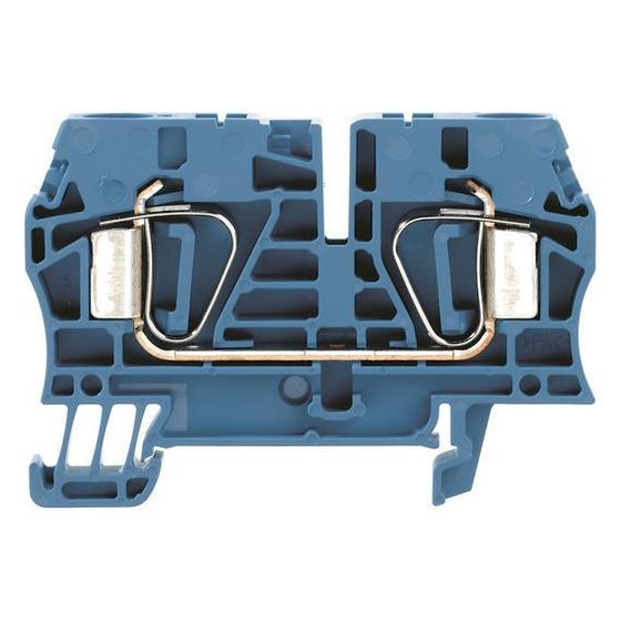 Weidmüller Durchgangsklemme ZDU 6, 8,1x65x45mm, 800V, 41A, Blau