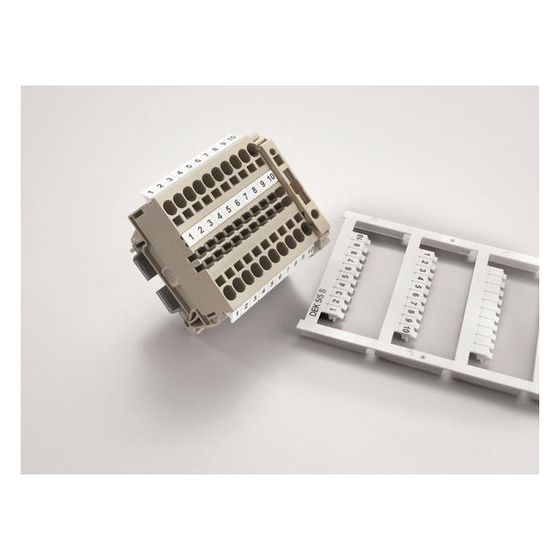 Weidmüller Klemmenmarkierer DEK 5 FWZ 11-20, 5x5mm, weiß